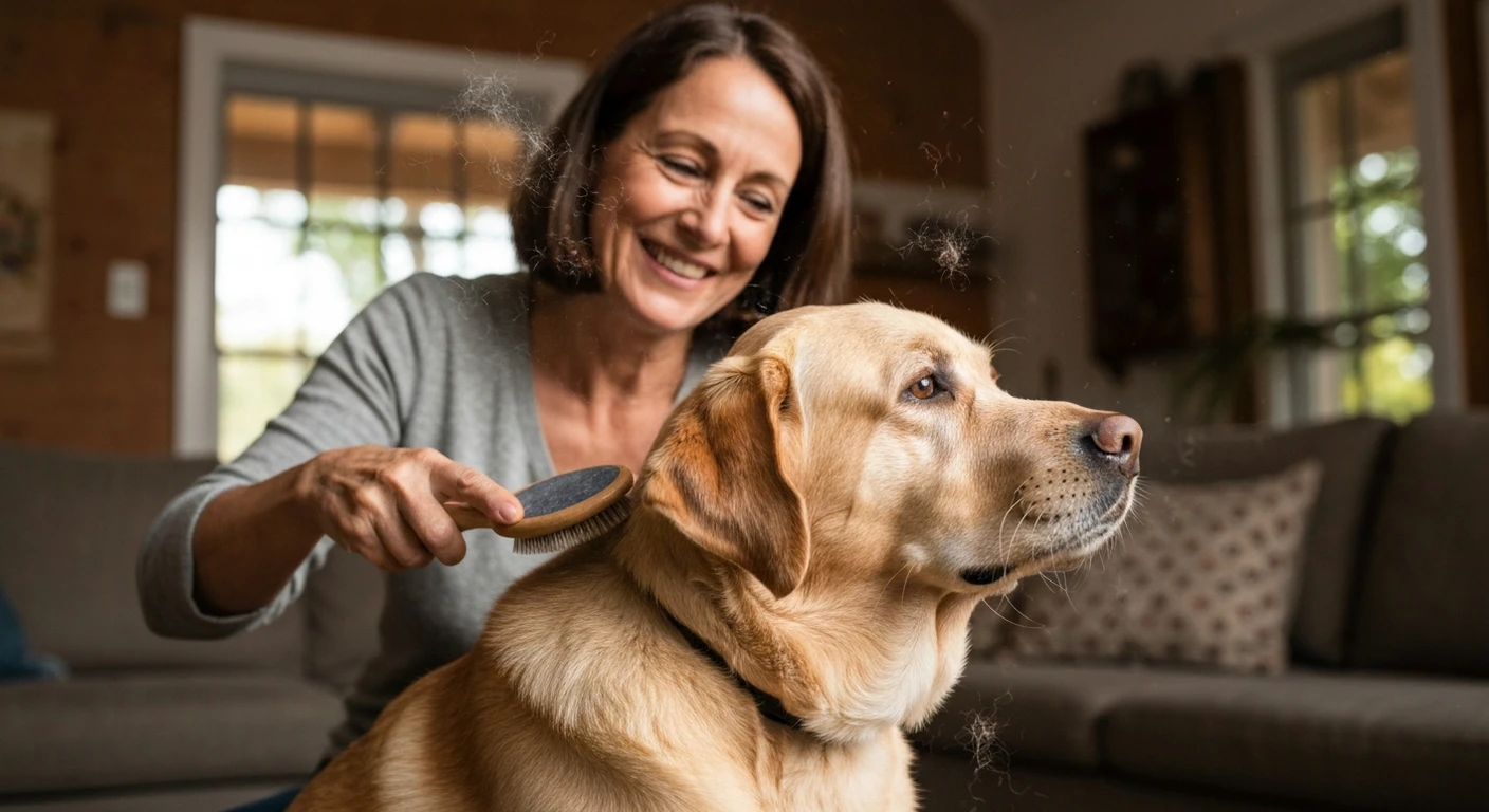 La mue du Labrador : gerer la perte de poils au quotidien